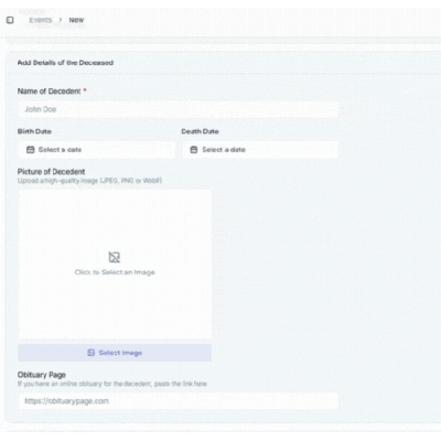 Simple set up with autofill 